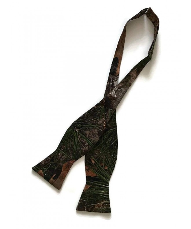 Self Tie Bow Timber Camouflage Design