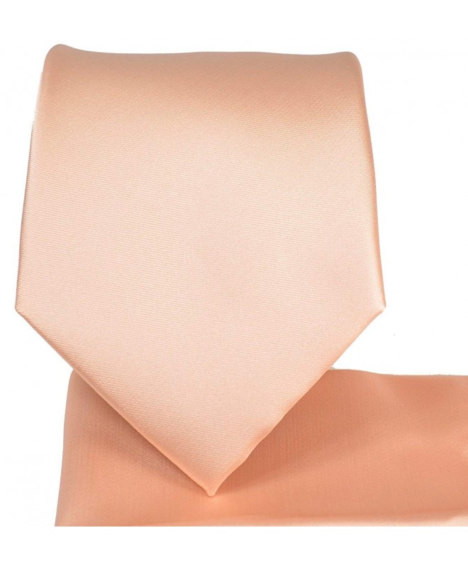 Soft Pink Necktie Pocket Square
