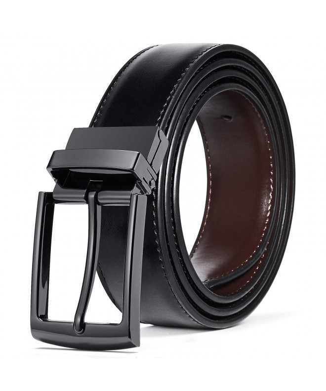 Reversible Leather Single Rotated Buckle