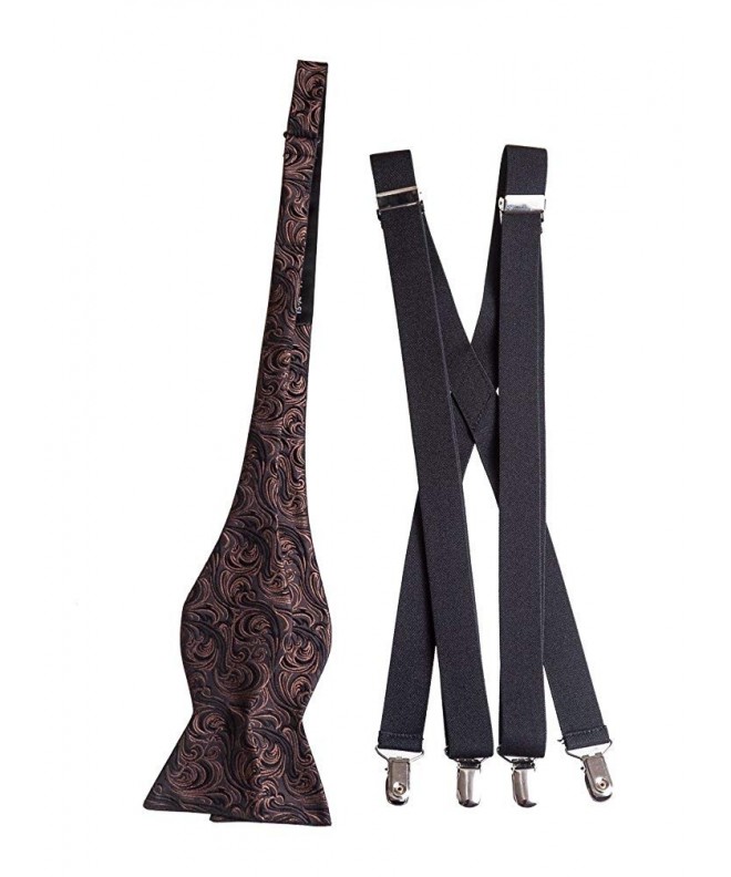 Suspender Imperial Paisley Colors Chocolate