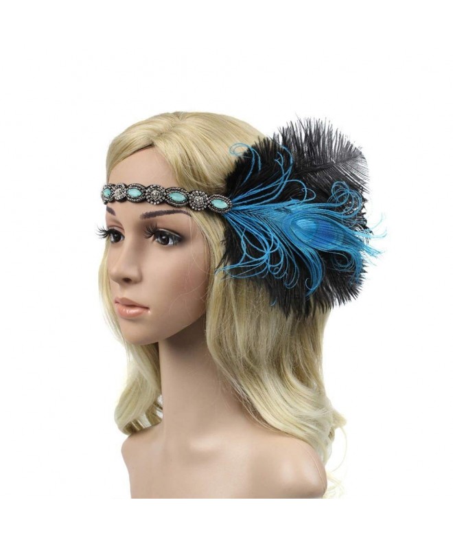 BAOBAO Peacock Feather Headband Hairband