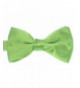Lime Green Satin Bow Tie