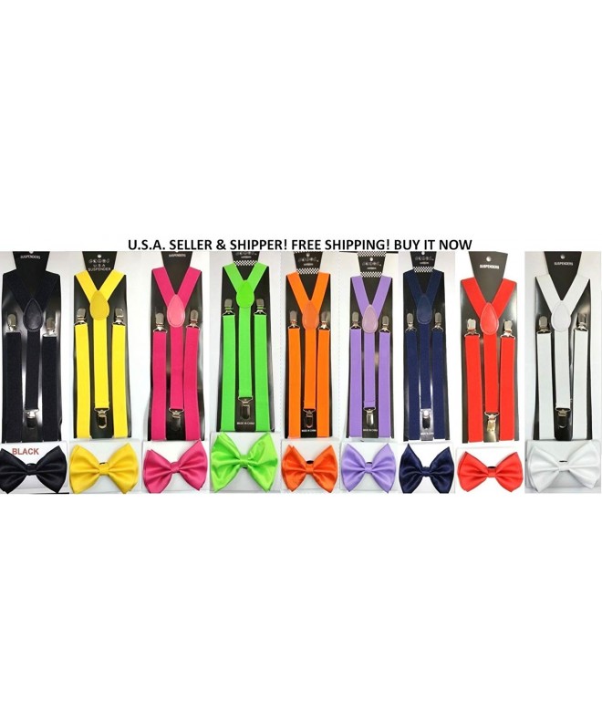 Teenagers Adjustable Polyester Suspenders Combo new