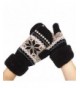 Sunward Winter Knitted Gloves snowflake