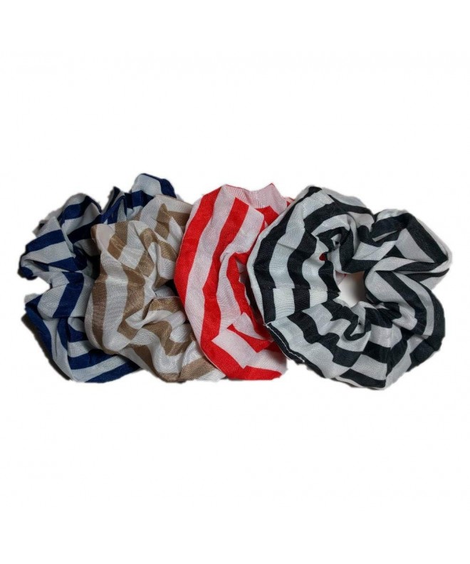 Striped Scrunchie Scrunchies Assorted Stripes