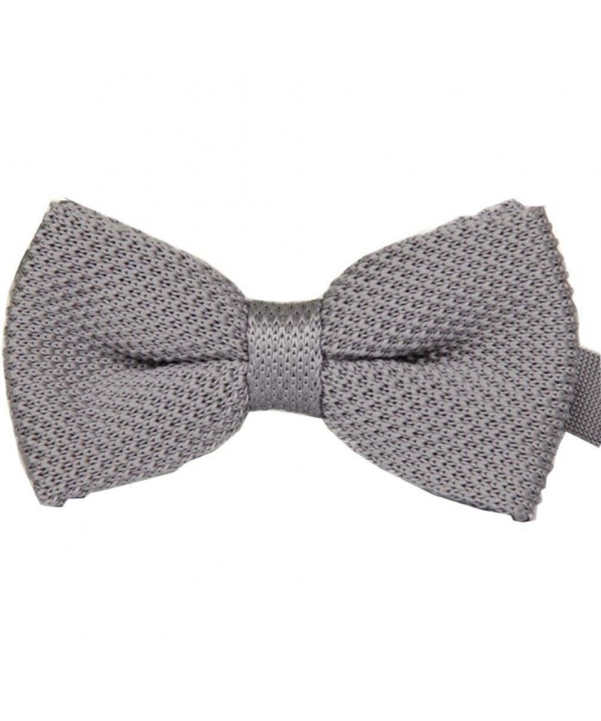 Enwis Bowtie Double Knitted Silver