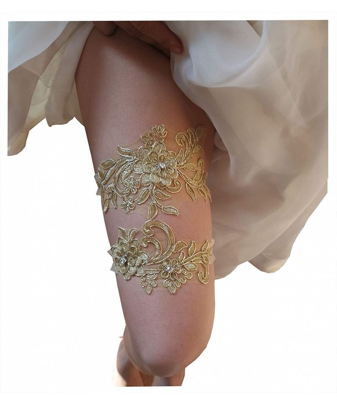 Wedding garters sequins bridal garter