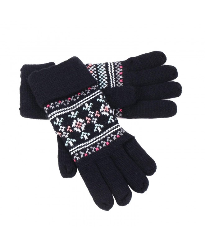 Sudawave Womens Knitted Winter Gloves