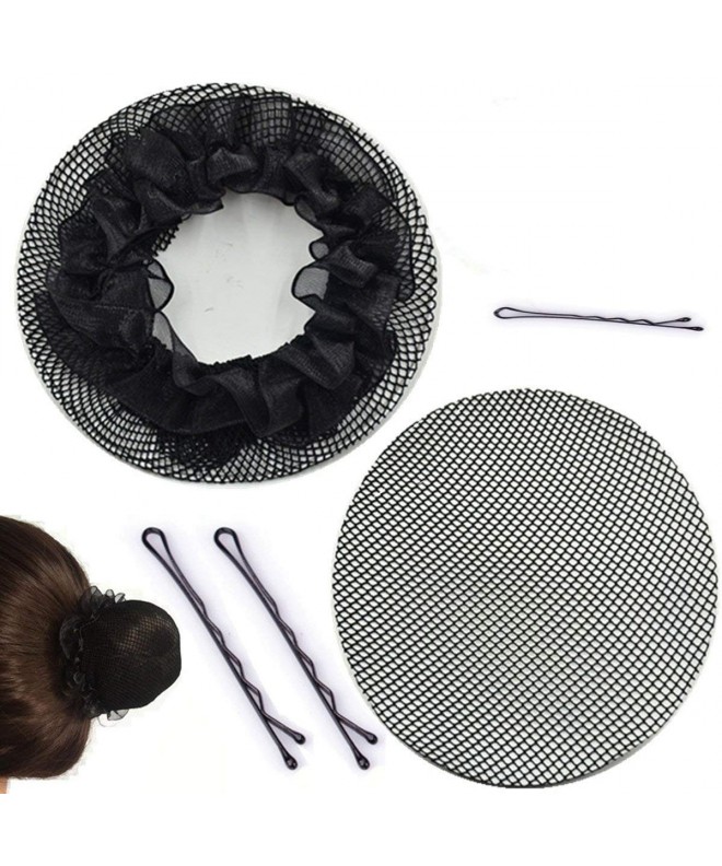 New8Beauty Hair Nets Black 3 Pack