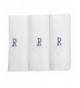 ETHO White Handkerchiefs Letter Initials