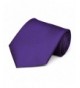 TieMart Purple Extra Solid Necktie