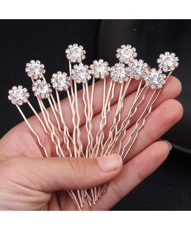 Miallo wedding Bridal Crystal Pins Clear