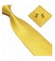 Classic Necktie Cufflink Striped Golden