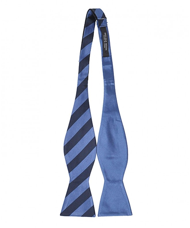 Woven College Stripe Reversible Self Tie