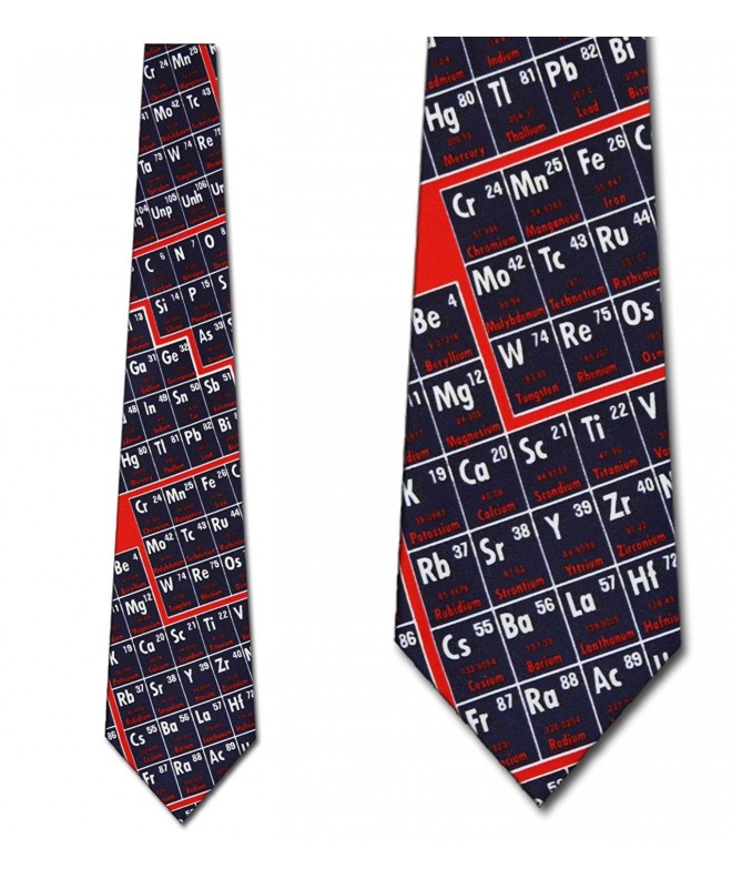 Periodic Chemistry Neckties Three Rooker