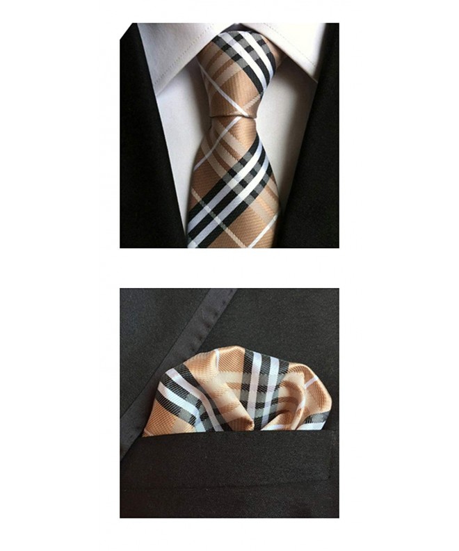 MENDENG Casual Stripe Necktie Pieces
