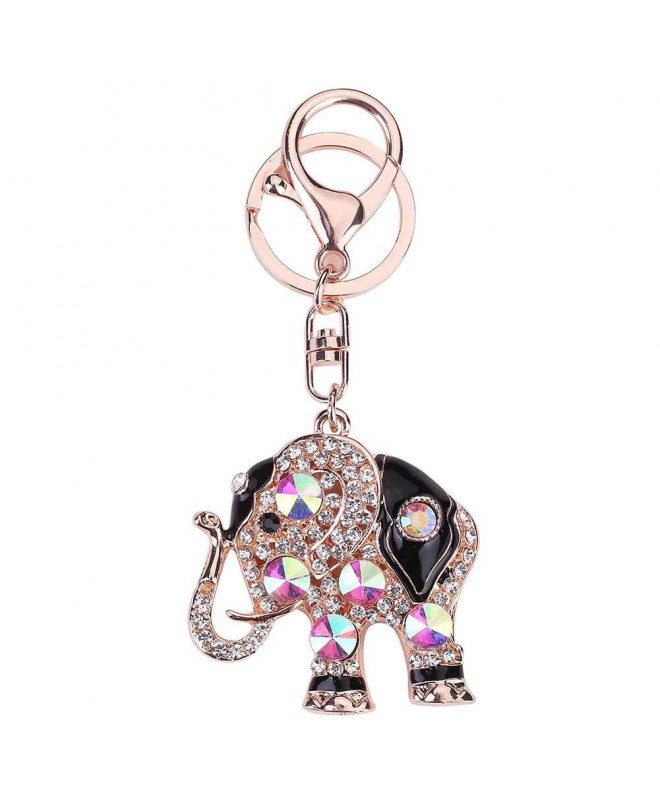 ACTLATI Rhinestone Elephant Keychain Decoration