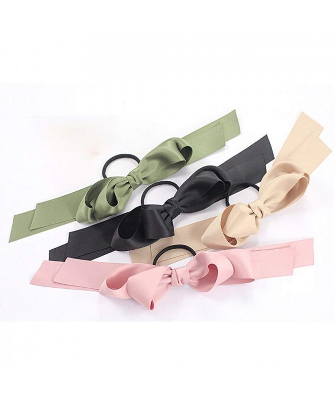 Iebeauty Cheap Bowknot Elastic Ponytail Holders Pink
