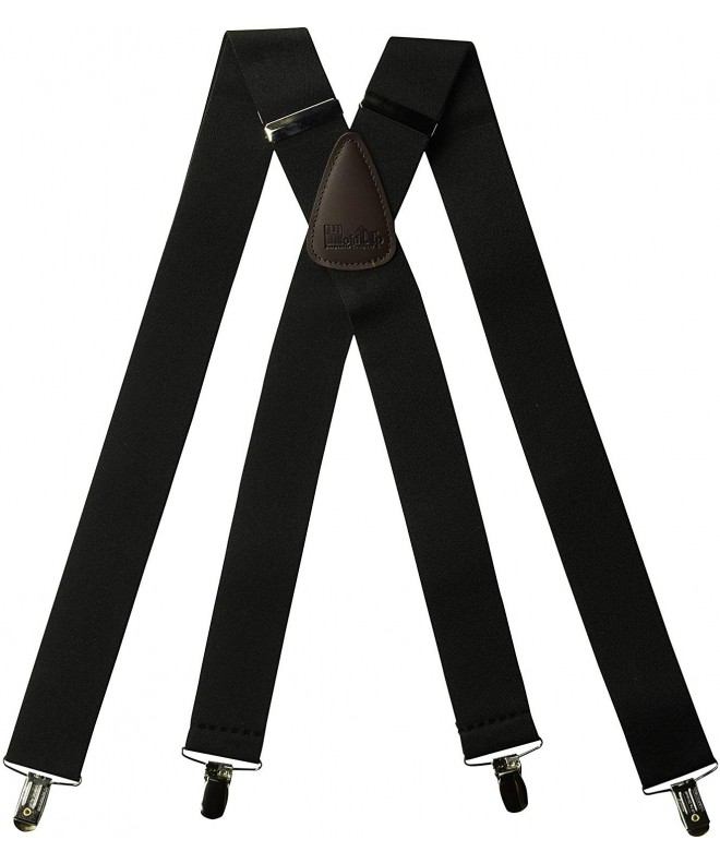 Classic Suspenders Leather Crosspatch Patented
