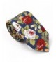 Floral Necktie Handmade Printed Delicate