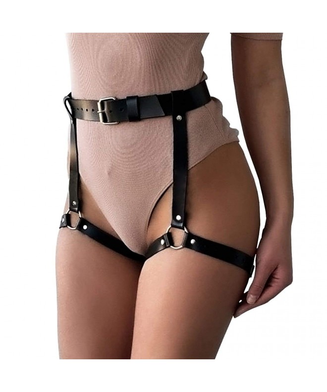 Homelix Leather Anti Slip Harness Gothic