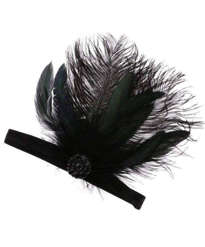 MagiDeal Feather Flapper Hairband Headpiece