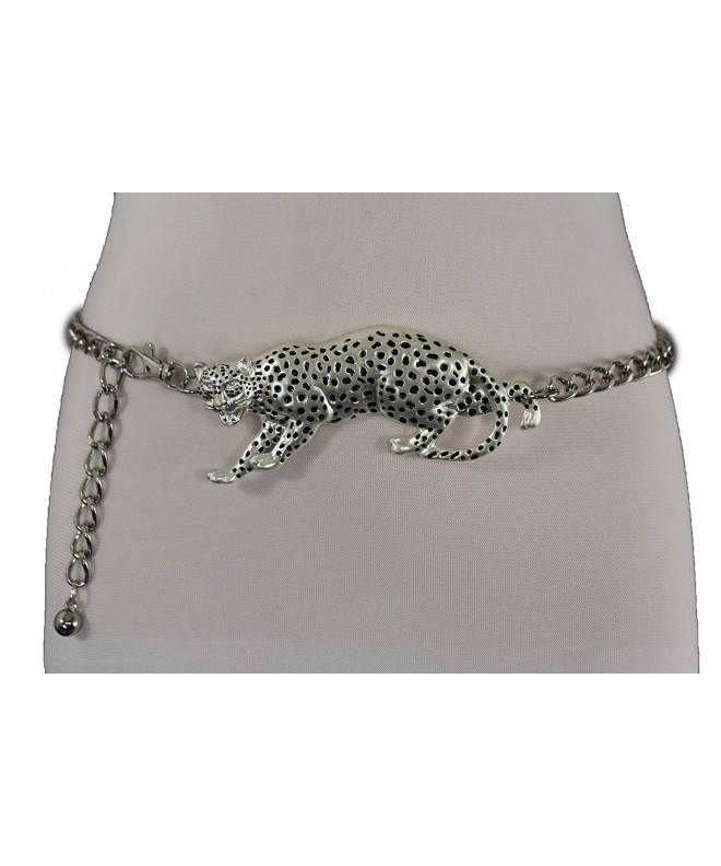 Women Fashion Leopard Buckle Silver