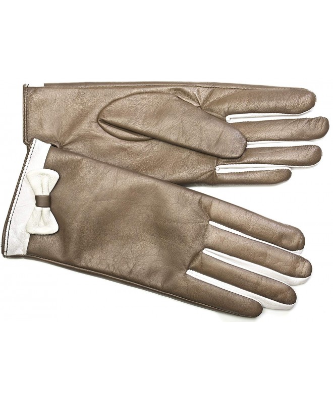Womens Fashionable Winter Leather Gloves