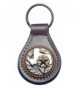 Texas Rope leather keychain Brown