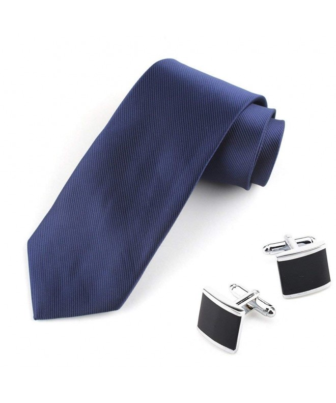 Solid Business Neckties Polyester Woven