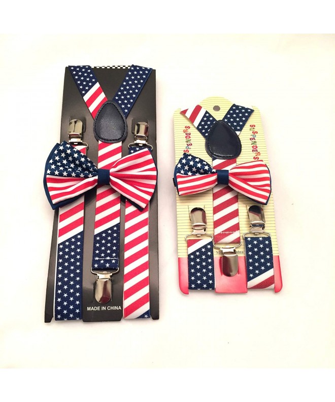 American Flag Freedom Suspenders Father
