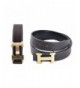 Reversible Leather Removable Buckle Brown