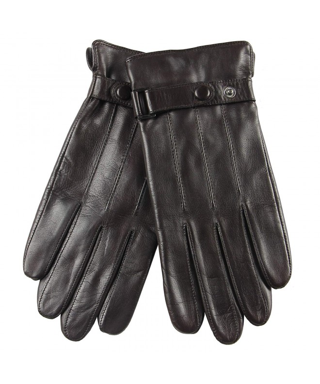 WARMEN Comfortable Leather Gloves Adjustable