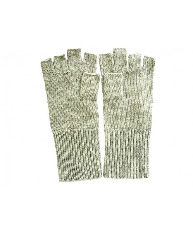 Heather Cashmere Fingerless Finger Gloves