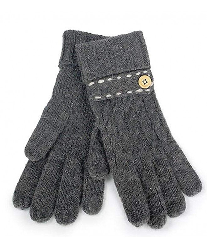 StylesILove Knitted Warmer Gloves Button