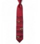 Red Microfiber Tie Honeycomb Necktie