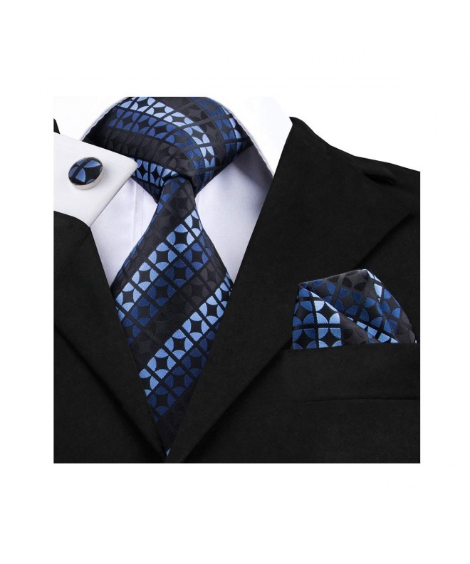 Woven Necktie Pocket Square Cufflinks