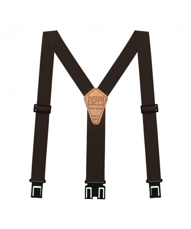 Perry Rainbow Striped Belt Clip Suspenders