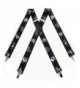 Black Brown White Durable Suspenders