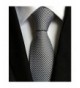 Houndstooth Silver Black Gentlemen Neckties